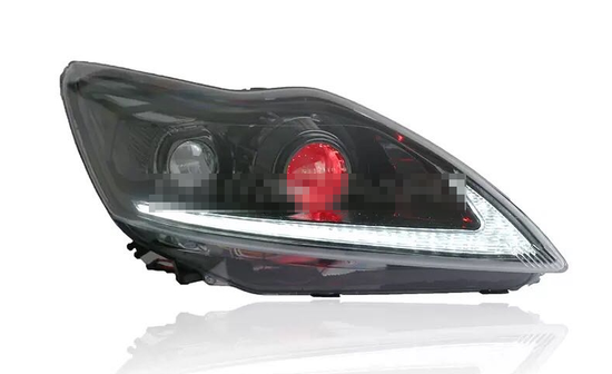 Передние фары Форд Фокус 2 2009-2011 V11 type [Комплект Л+П; ходовые огни; биксеноновая линза; светодиодный поворотник]