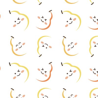 Веселые груши-эмоджи