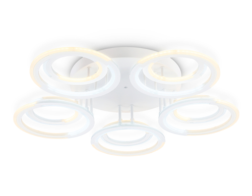 Светильник светодиодный потолочный FA8944/5+5 WH белый 132W 3000-6000K D735*115 (ПДУ ИК)