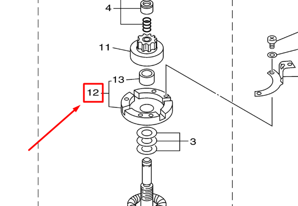 688-81830-11-00 FR BRACKET