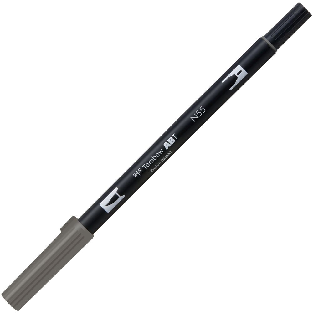 Tombow ABT Dual Brush Pen: N55 Cool Gray 7