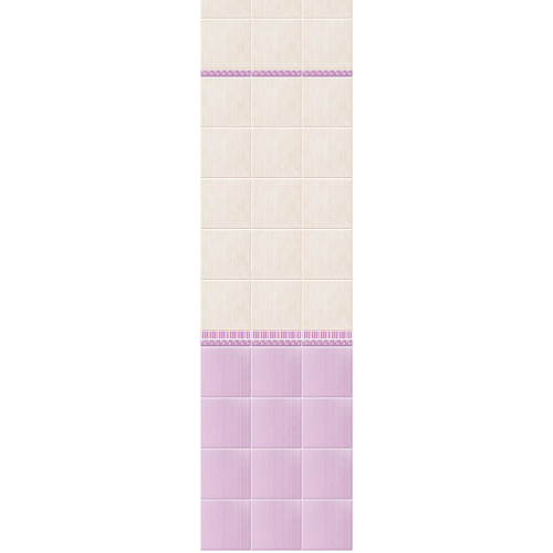 Панель ПВХ Novita 3D Магнолия сиреневая фон 2700х250мм
