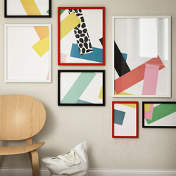 IKEA RÖDALM  (ИКЕА РÖДАЛМ)  -  Рамка, белая, 40x50 см