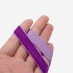 Лента бархатная, 12мм, оттенок "Фиолетовый"