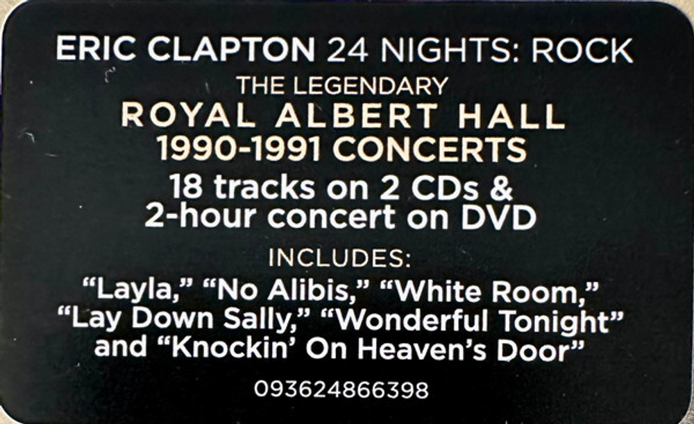 Eric Clapton / 24 Nights: Rock (2CD+DVD)