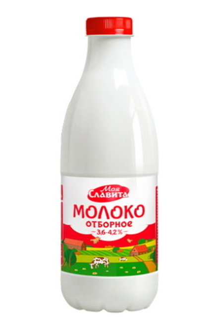 Молоко отборное "Моя славита" 3,6-4,2% 900мл. Милкавита