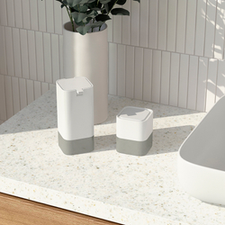 Диспенсер для жидкого мыла 430мл Bergenson Bjorn Bath Tyer белый/серый