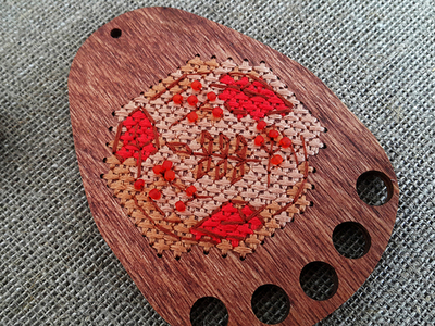 Органайзер + основа для вышивки "Овал", 4 цвета на выбор