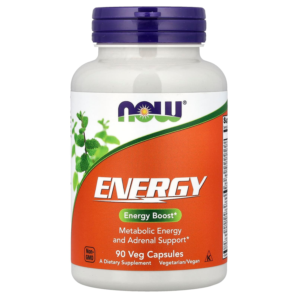 NOW Foods, Energy, 90 растительных капсул