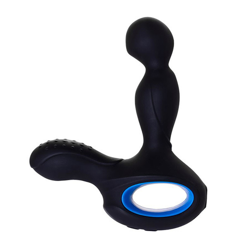 Вибростимулятор простаты 14,5см с подогревом и пультом ДУ Erotist Toys Sixth