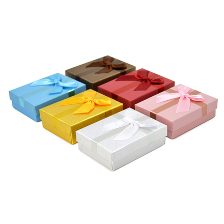 Футляр картонный прямоугольный, ассорти (6х2шт), серия "Подарочная" (№2)