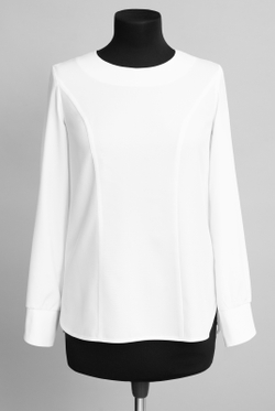 Блузка женская 2328ЮП, белый #86Бел092328ЮП