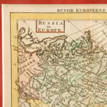 Карта «Russia in Europe / Russie Europeene» («Европейская Россия»)
