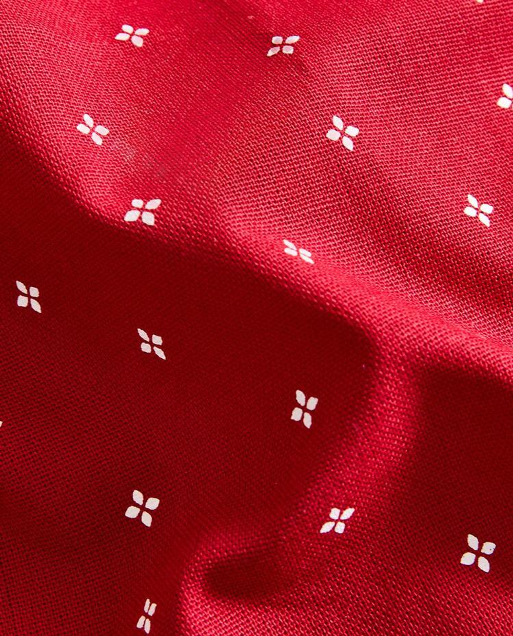 ZARA HOME КУХОННЫЕ ПОЛОТЕНЦА С КОНТРАСТНЫМ РОЖДЕСТВЕНСКИМ ПРИНТОМ (НАБОР ИЗ 2 ШТ.), КРАСНЫЙ