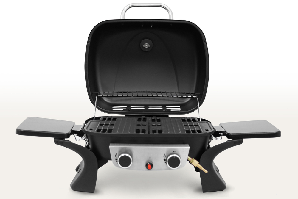 Портативный газовый гриль 2 горелки