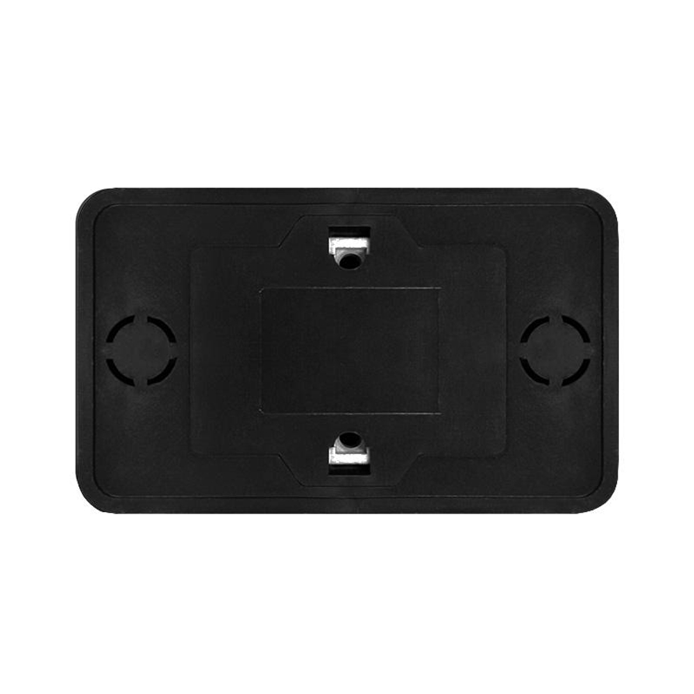 Розетка 2-м ОП Олимп 16А IP20 без заземл. черн. Universal 2215