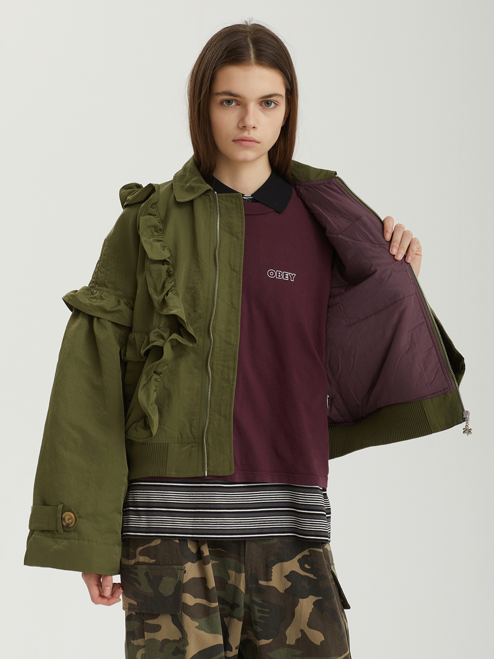 Женский Бомбер Thistle Frill