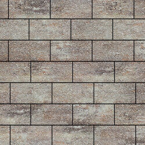 Тротуарная плитка Грас, 80 мм, ColorMix Берилл, antico