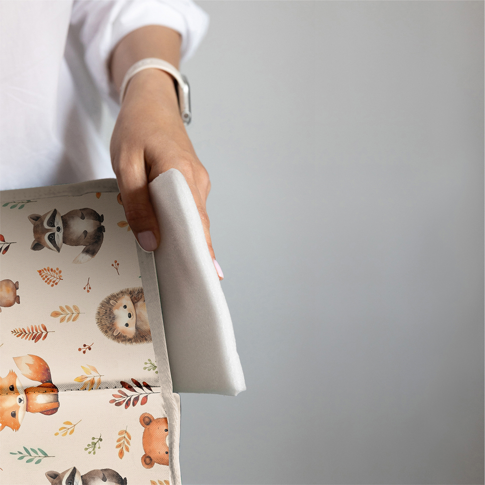 Набор для детского сада: кармашек, коврик, мешок. Лес принт