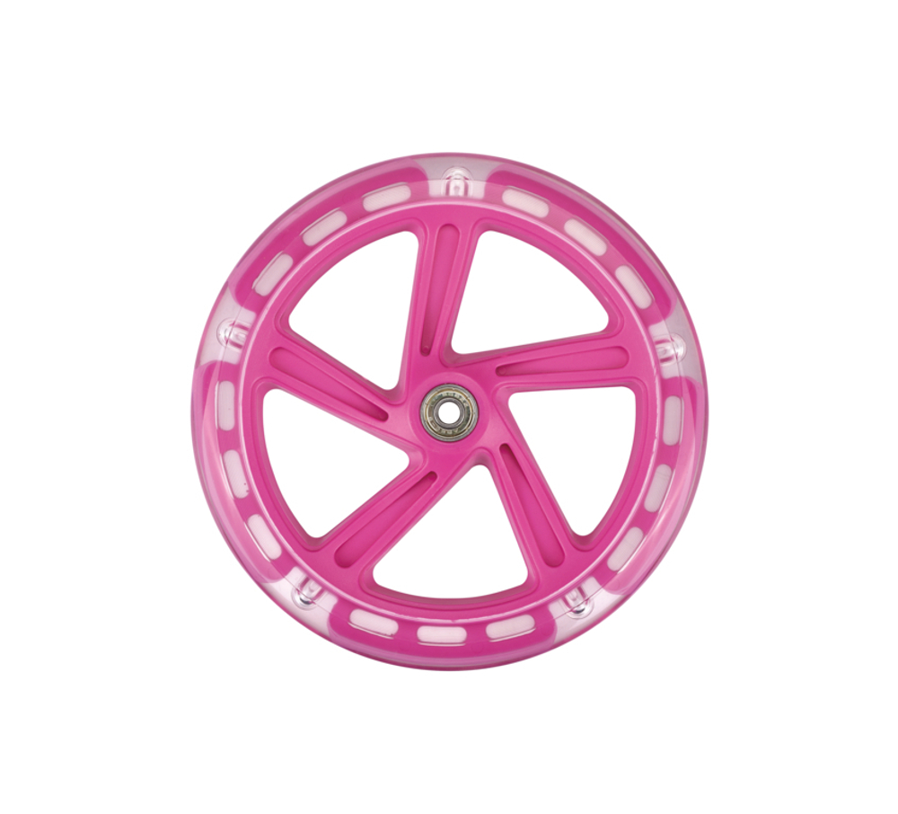 Колесо LED для Cruiser 200*30 мм (1 шт), ягодный розовый