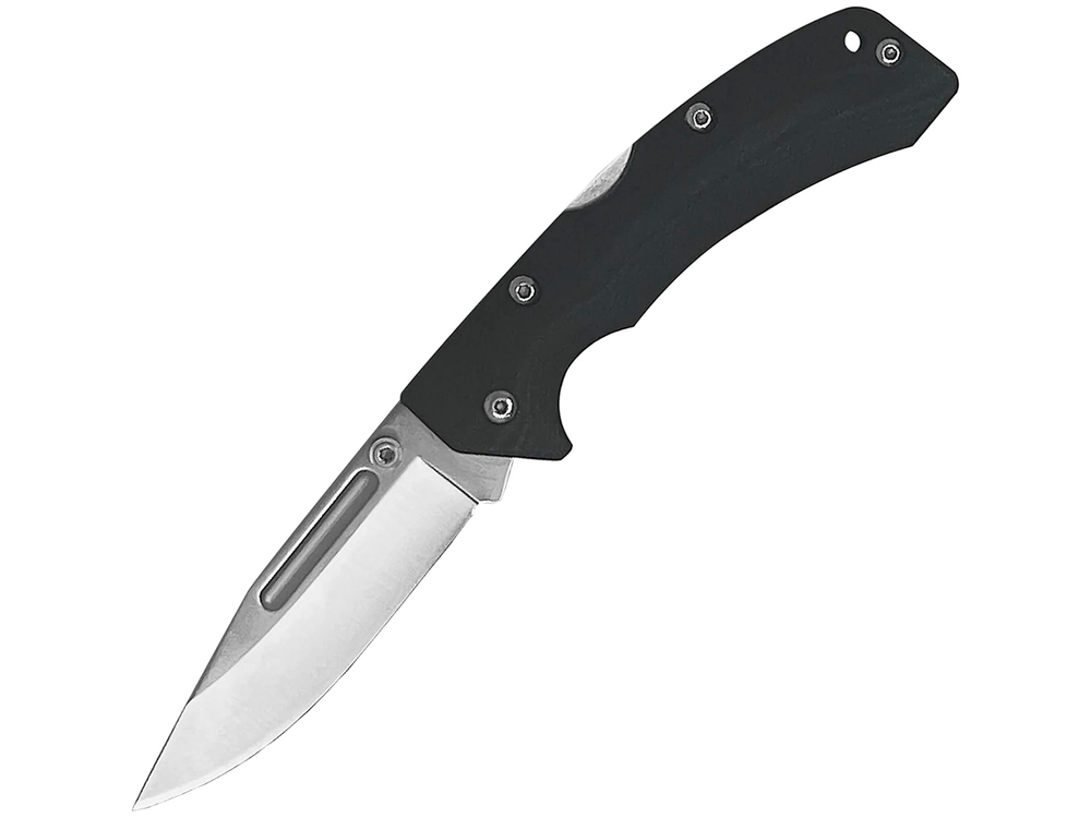 Нож складной AccuSharp Lockback Knife, нержавеющая сталь, рукоять G10, чёрный