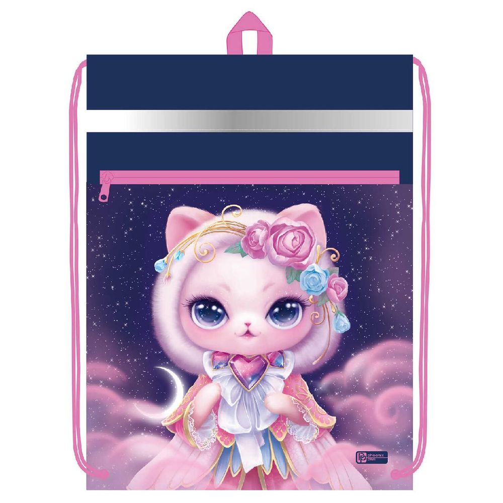 Мешок для сменной обуви "Кошка-Принцесса" (Феникс+)