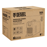 Аппарат инвертор. полуавтомат. сварки  MIG-160, 160 А, ПВ 60%, катушка 5 кг// Denzel