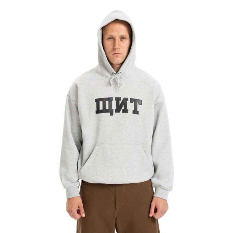 Худи Питерский Щит ЩИТ, серый, утеп.