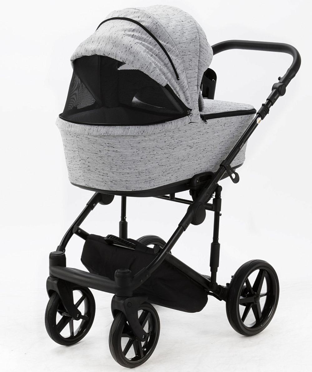 Детская коляска Adamex Zico 2 в 1 Z-TK03B СВ.СЕРАЯ КРУПНАЯ БЕРЕЗКА