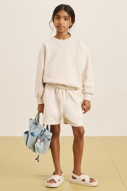 ZARA ОДНОТОННАЯ ТОЛСТОВКА, ЭКРЮ