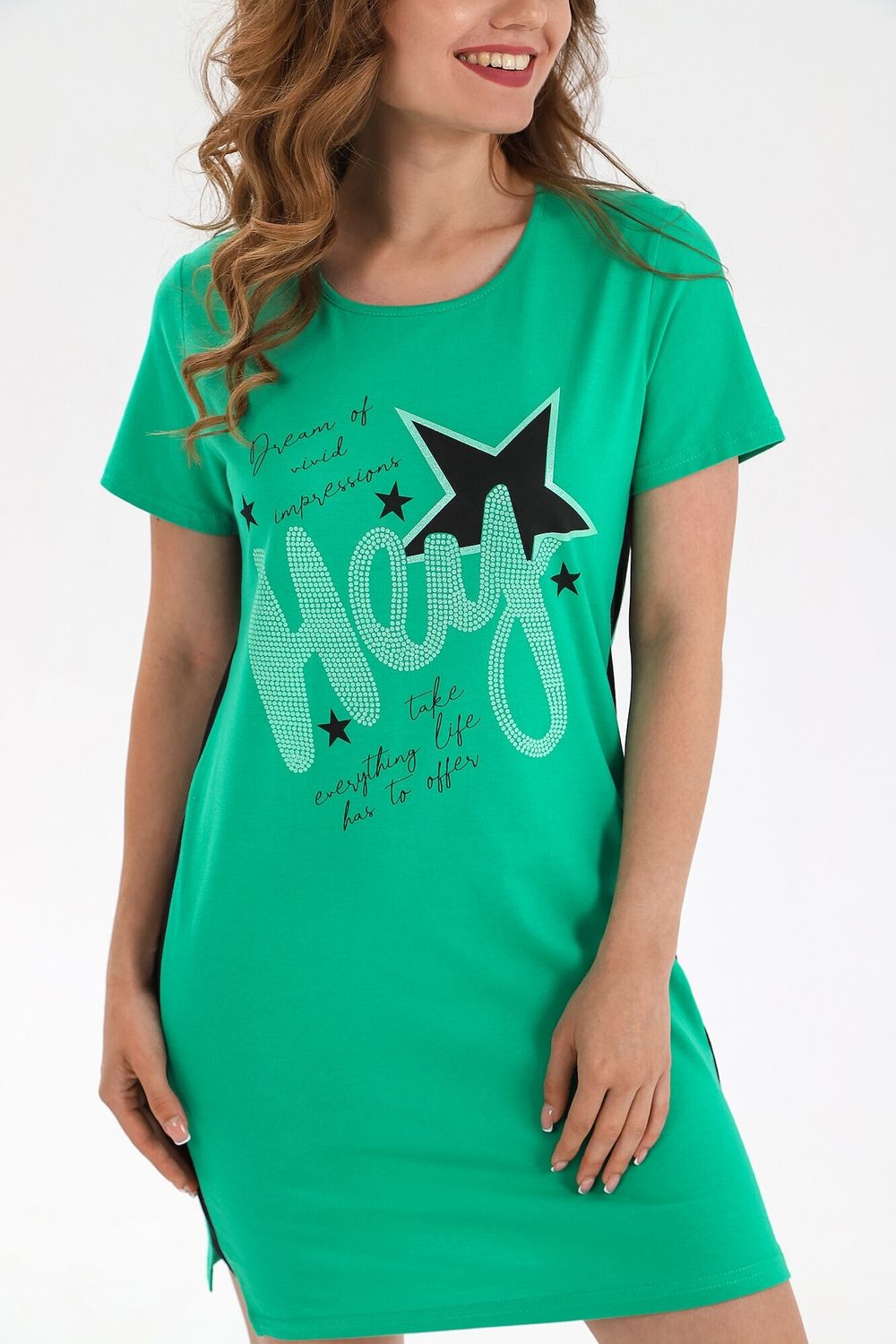 Туника Дина Виотекс ЗЕЛЁНЫЙ (Акция)