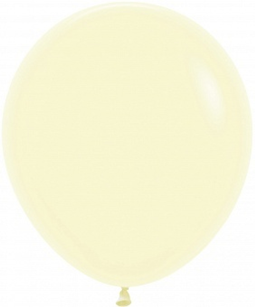 S 18'' Макарунс Желтый (620) пастель 45 см.