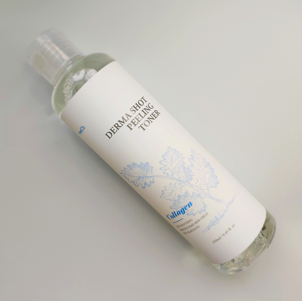 Тонер для лица Med B Derma Shot Peeling Toner Collagen очищающий с коллагеном 250 мл