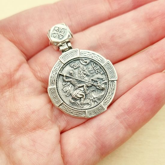 Нательная икона Георгий Победоносец