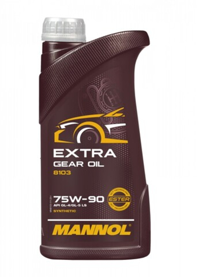 MANNOL 8103 Extra Getriebeoel 75W-90 GL-4/GL-5/LS синт Масло трансмиссионное, 1л