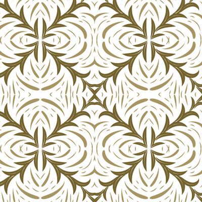 Floral geometric fantasy   floral damask