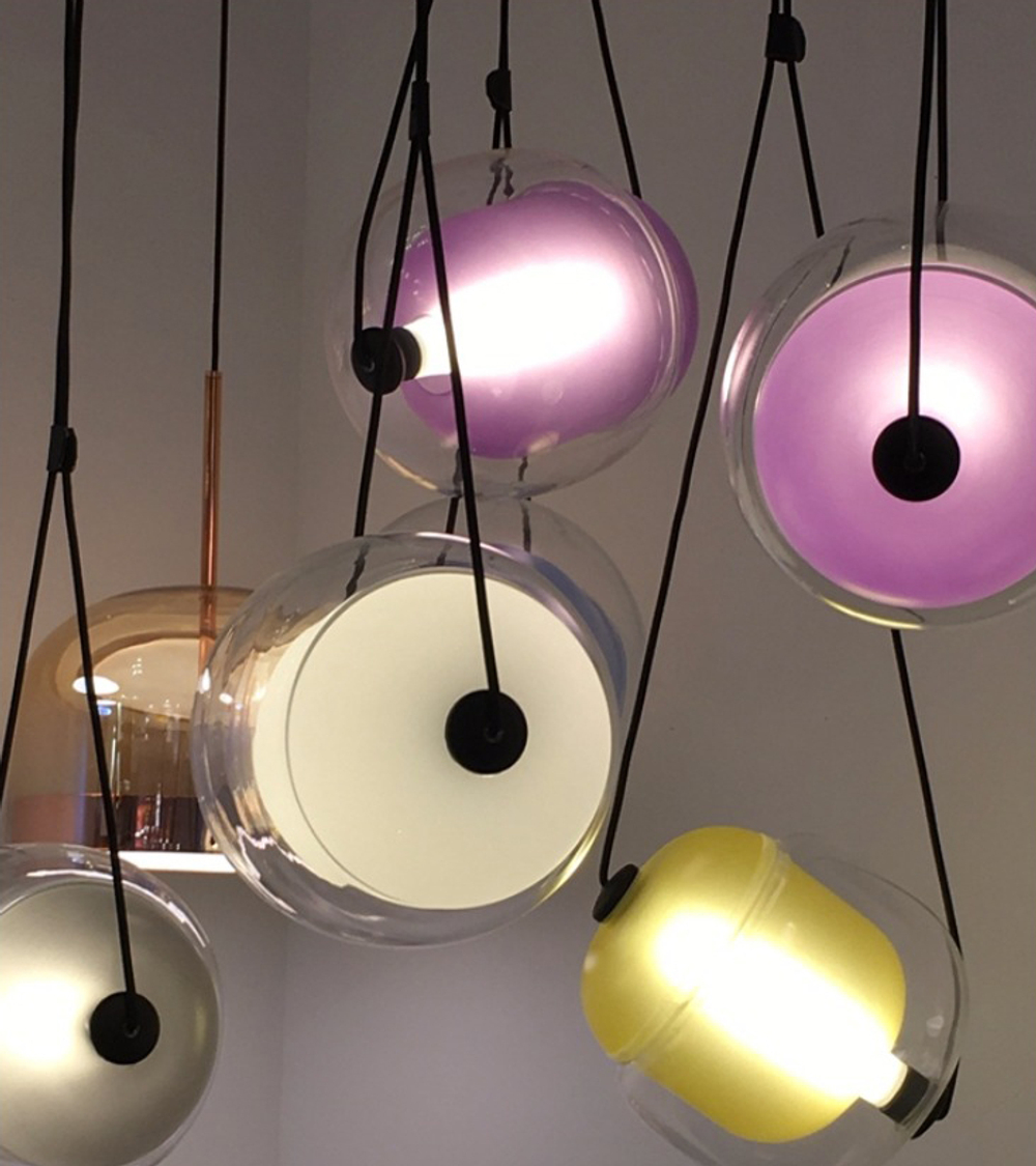 Pendant design lamp  Capsula by Brokis (Yellow)
