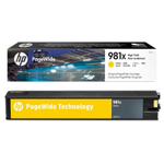 Картридж HP 981X (L0R11A) для PageWide E58650, Enterprise 556/586 желтый (10k)