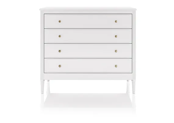 Комод Elit 4 ящика (белый)