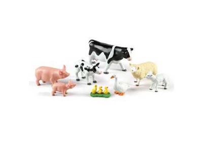 Игровой набор. ЖИВОТНЫЕ ФЕРМЫ. МАМЫ И МАЛЫШИ