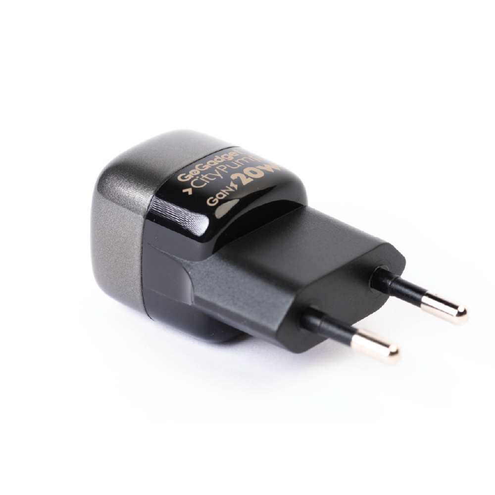 Сетевое зарядное устройство GoGadget CityPump 20W 1xUSB-C GaN (CH001)