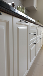 Кухня Ницца Royal 1600 Blanco МДФ прямая