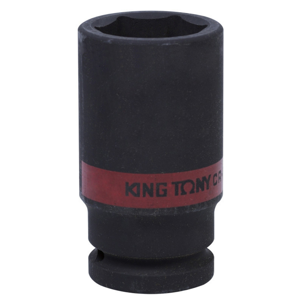 KING TONY (443526S) Головка торцевая ударная глубокая шестигранная 1/2", дюймовая 13/16"