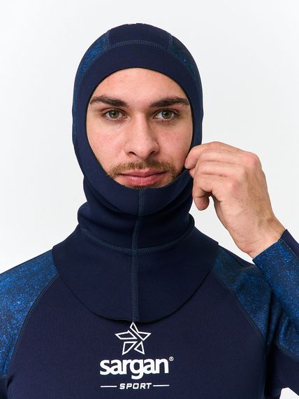 Шлем Sargan Sport 1022/BL длинный 3 мм синий