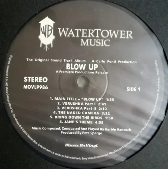 Herbie Hancock – Blow-Up - The Original Sound Track Album LP