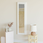 Зеркало настенное Пиафорте из массива сосны, белый