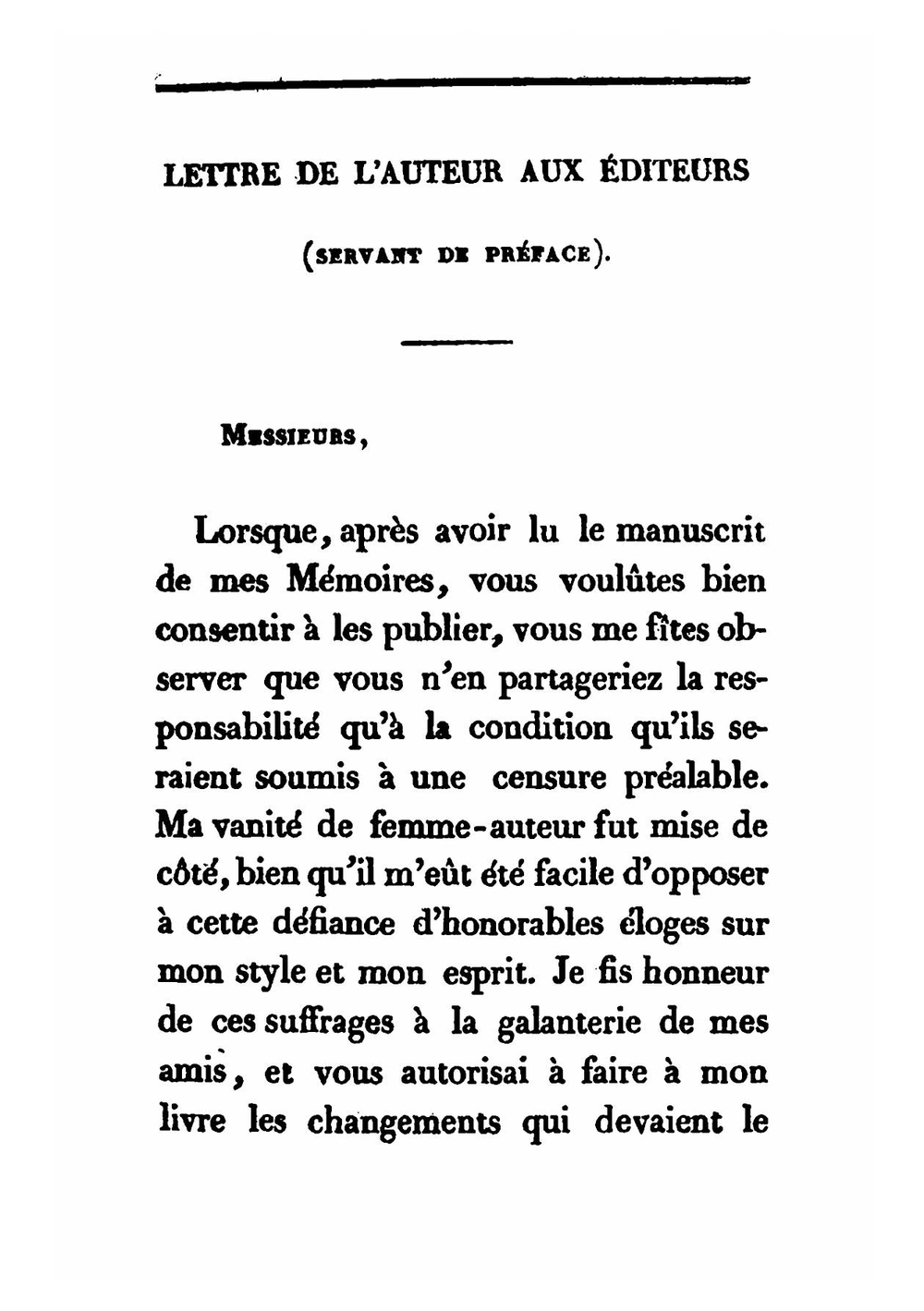 Mémoires d'une femme de qualité, sur Louis XVIII, sa cour et son règne | Etienne Léon Lamothe-Langon