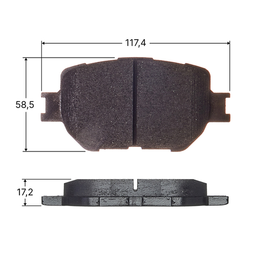 Колодки тормозные дисковые Avantech передние Замена для арт. AV275 AV830