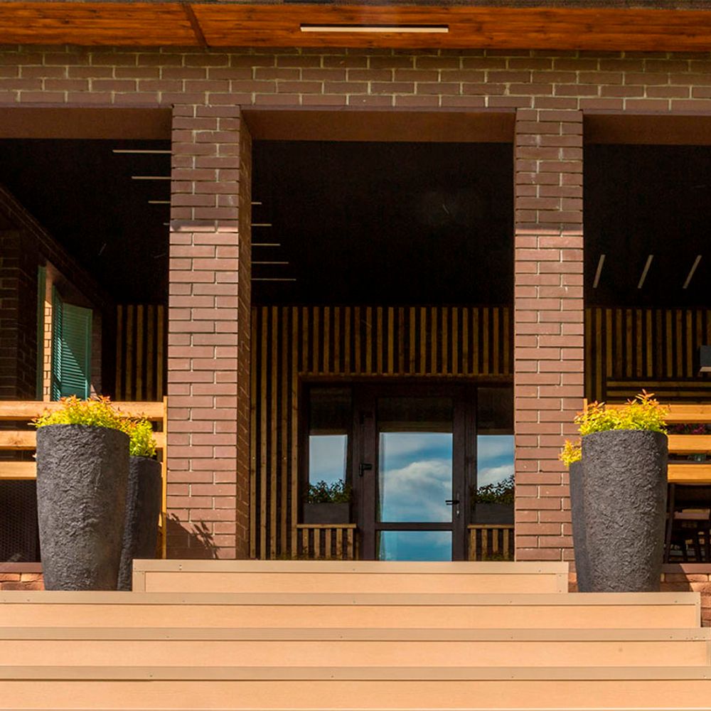 Кашпо CUBE BLACK MAX 90 x 90 x 90