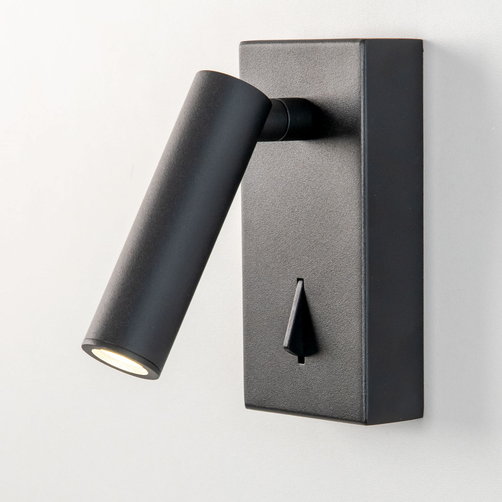 Citilux Декарт CL704351 LED Светильник поворотный с выключателем Чёрный